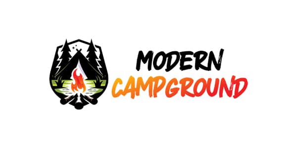 modern campground logo